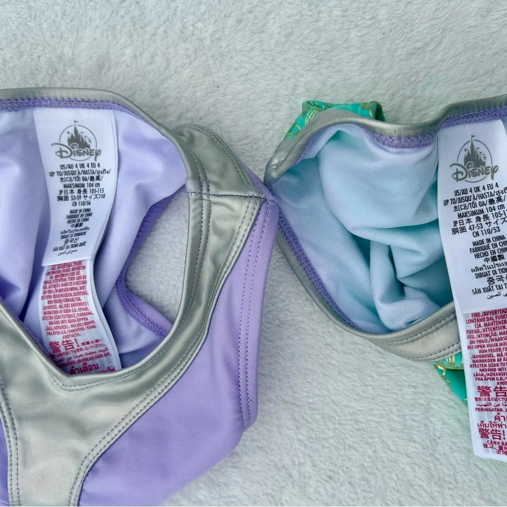 Disney Ariel Swim Suit size 4T Bathing Suit Little Mermaid